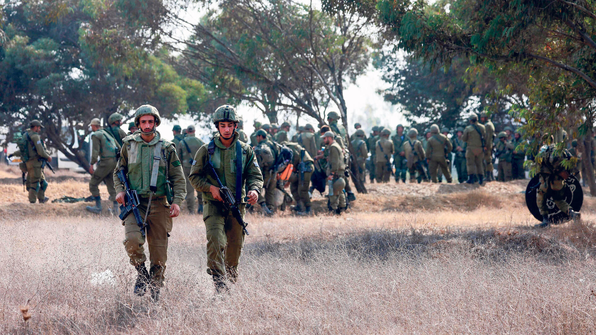 מלחמה עזה כוחות צה"ל בסמוך לגבול עם הרצועה