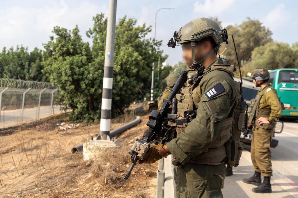 מלחמת עזה פעילות עוצבת האש צה"ל חיילים ב עוטף עזה חרבות ברזל 