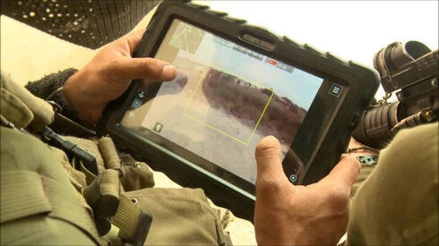 IDF soldier uses drone to identify target. (IDF)