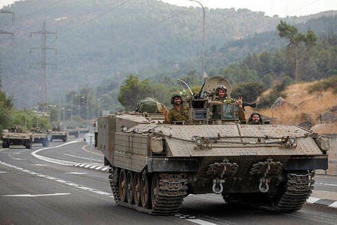 חיילי צה"ל בגבול הצפון, צילום: Jalaa MAREY / AFP