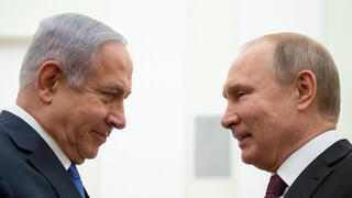 נשיא רוסיה ולדימיר פוטין וראש הממשלה בנימין נתניהו