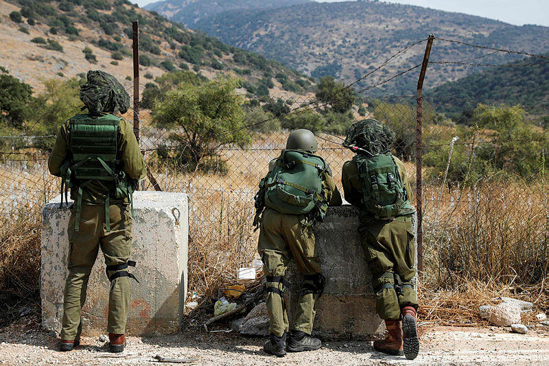חיילים צה"ל ב גבול הצפון לבנון