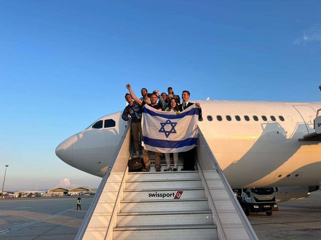 מטוס סיוע ל ישראל של מחאת ההייטק 15.10.23