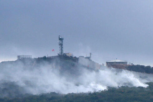 חילופי אש בגבול הצפון, היום, צילום: AFP