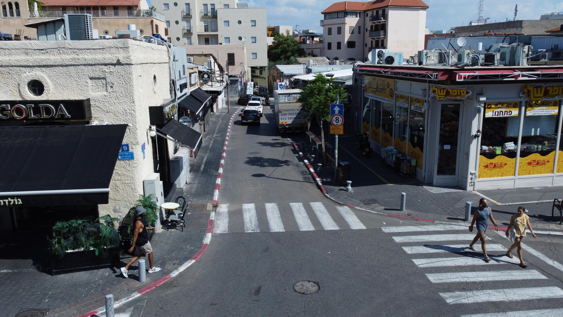 מלחמת עזה מקומות סגורים בתל אביב בתי קפה  מסעדות שוק הפשפשים יפו חנויות סגורות ממון 16.10.23