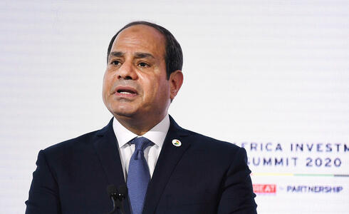 נשיא מצרים א-סיסי, צילום: Andy Rain/EPA/Bloomberg