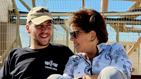 IDF soldier Yaron Shay, killed by Hamas, with his mother Hila 