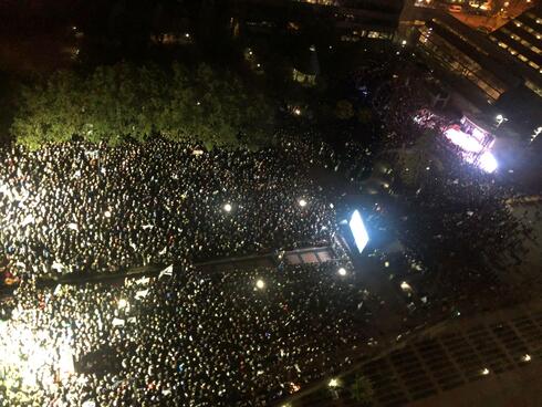 A pro-Israel protest in Toronto attended by thousands. 