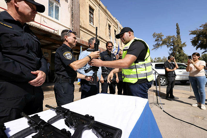 כיתת כוננות ב באר שבע כוח מתנדבים ל משטרה משמר אזרחי 22.10.2023