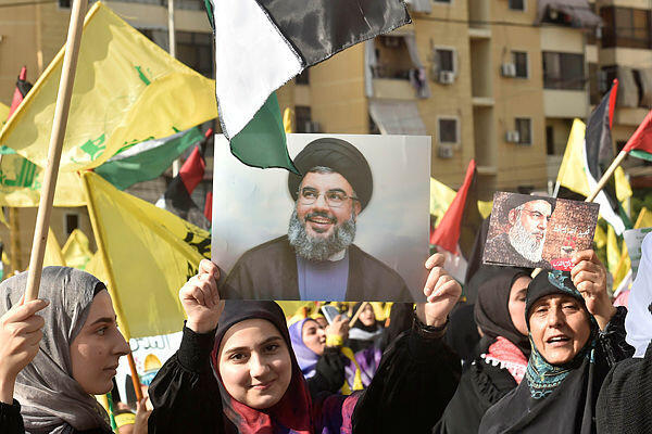 Hezbollah supporters in Lebanon 
