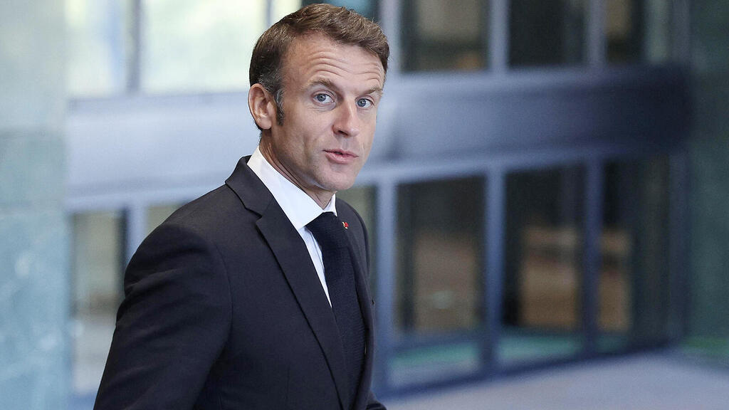 נשיא צרפת עמנואל מקרון