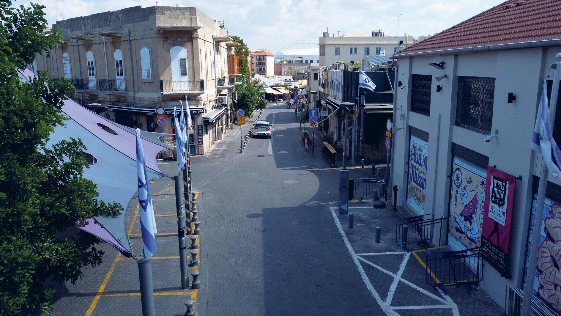 חנויות סגורות בתל אביב בשבוע השני של המלחמה