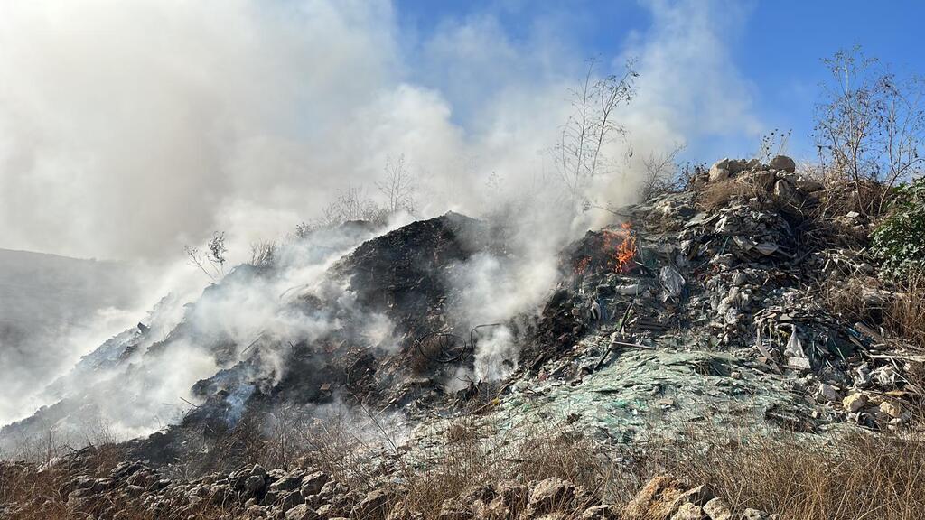 זיהום אוויר בשפלה בשל שריפת פסולת באתרים פירטיים בשטחי הרשות