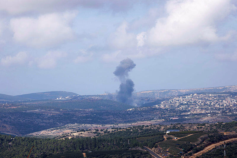 חילופי אש בצפון לבנון מלחמה בעזה חרבות ברזל 14.11.23