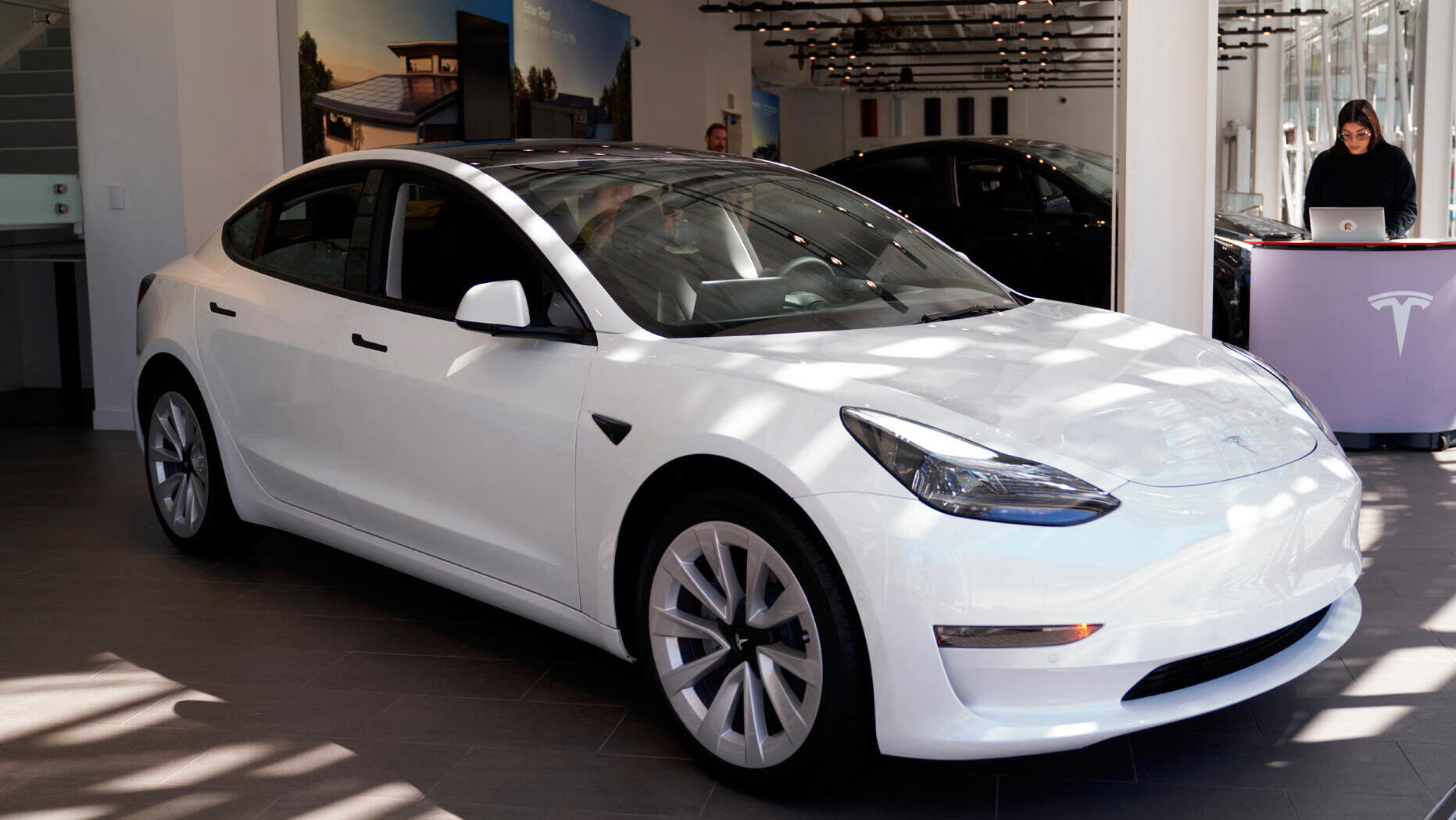 Tesla Model 3 vehicle טסלה מודל 3