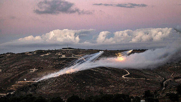 חילופי אש בגבול לבנון, צילום: AFP