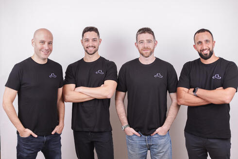Lasso founders (from left) Elad Schulman, Lior Ziv, Ophir Dror, and Yuval Abadi. 