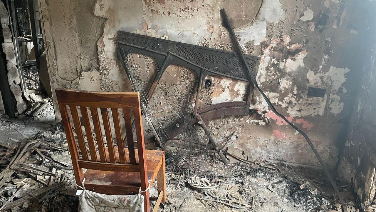 הרס בקיבוץ ניר עוז עוטף עזה מלחמה בעזה חרבות ברזל 