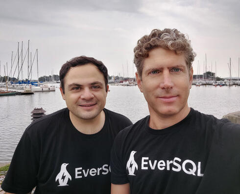 EverSQL co-founders Oded Valin and Tomer Shay. 
