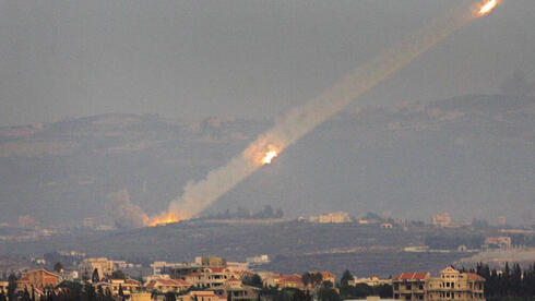 ירי רקטות מלבנון, צילום: AFP