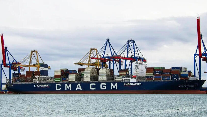 האוניה CMA CGM של עידן עופר