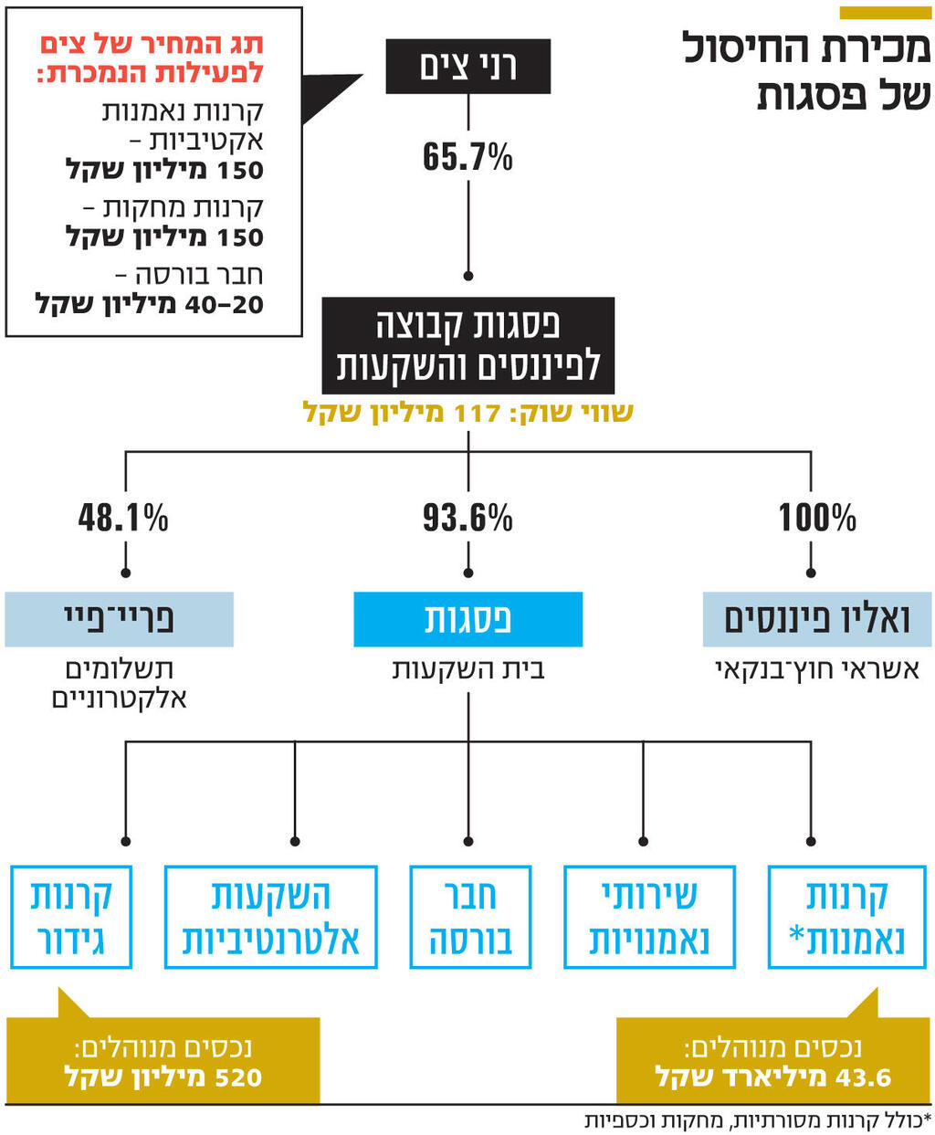 אינפו מכירת החיסול של פסגות