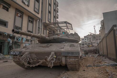 Israeli tank in Gaza. 
