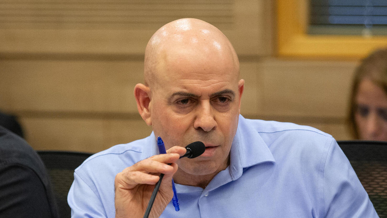 ישראל אבישר מנהל אגף כלי ירי ועדת ביקורת המדינה 29.11.23