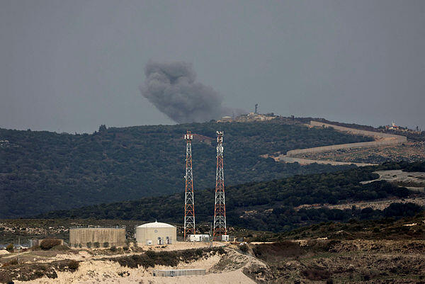 תקיפה ישראלית בשטח לבנון, צילום: AFP