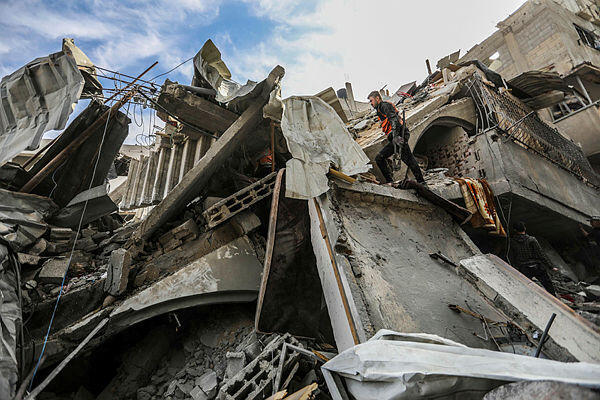ההרס בעזה, צילום: גטי אימג