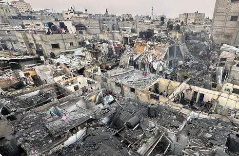 ההרס ברפיח, צילום: REUTERS/Fadi Shana