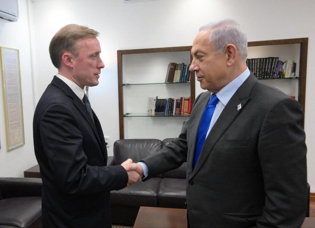 ראש הממשלה בנימין נתניהו נפגש עם היועץ לביטחון לאומי של ארה"ב ג'ייק סאליבן ב קריה ב תל אביב 14.12.23