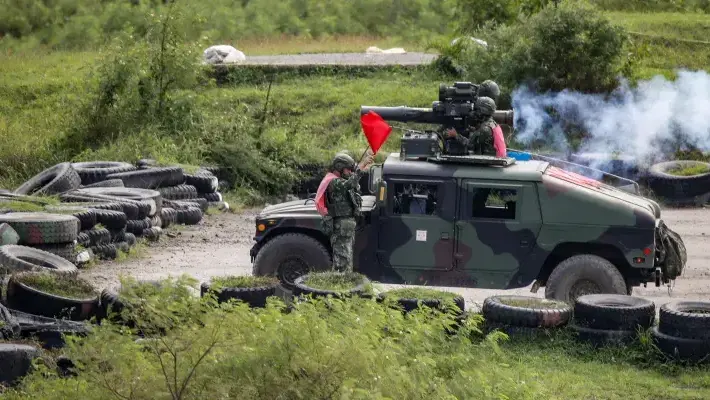 צבא טייוואן מתאמן