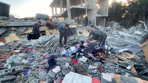 ההרס בחאן יונס, צילום: REUTERS/Arafat Barbakh