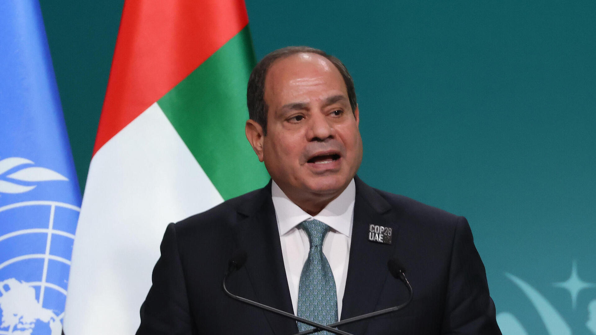 נשיא מצרים עבד אל-פאתח א-סיסי סיסי 1.12.23