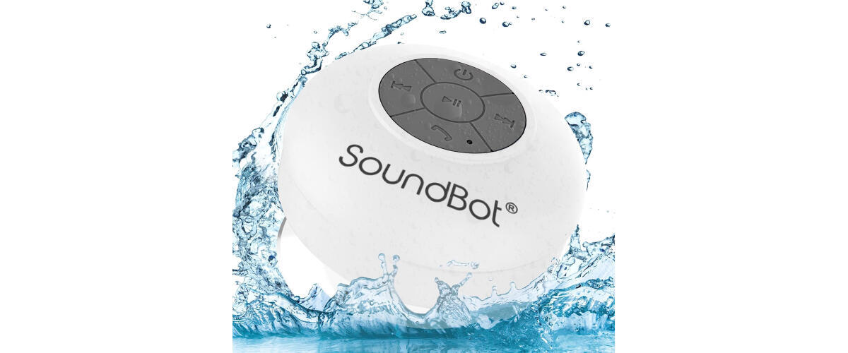 Soundbot SB510 HD Water Resistant Bluetooth Shower Speaker