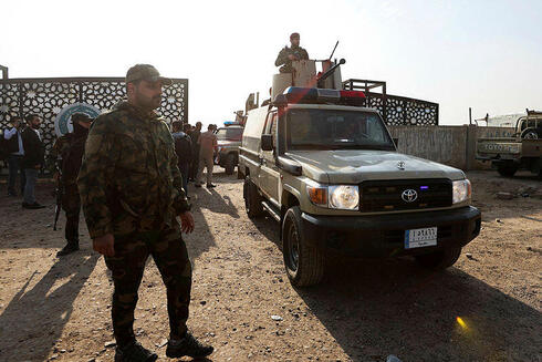 חברי המיליציה בבגדד, לאחר התקיפה האמריקאית, צילום: REUTERS/Ahmed Saad