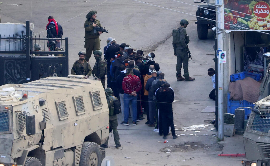 מעצרים של פלסטינים נור א-שמס 3.1.24 מלחמת עזה