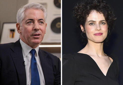 Bill Ackman (left) and his wife Neri Oxman. 