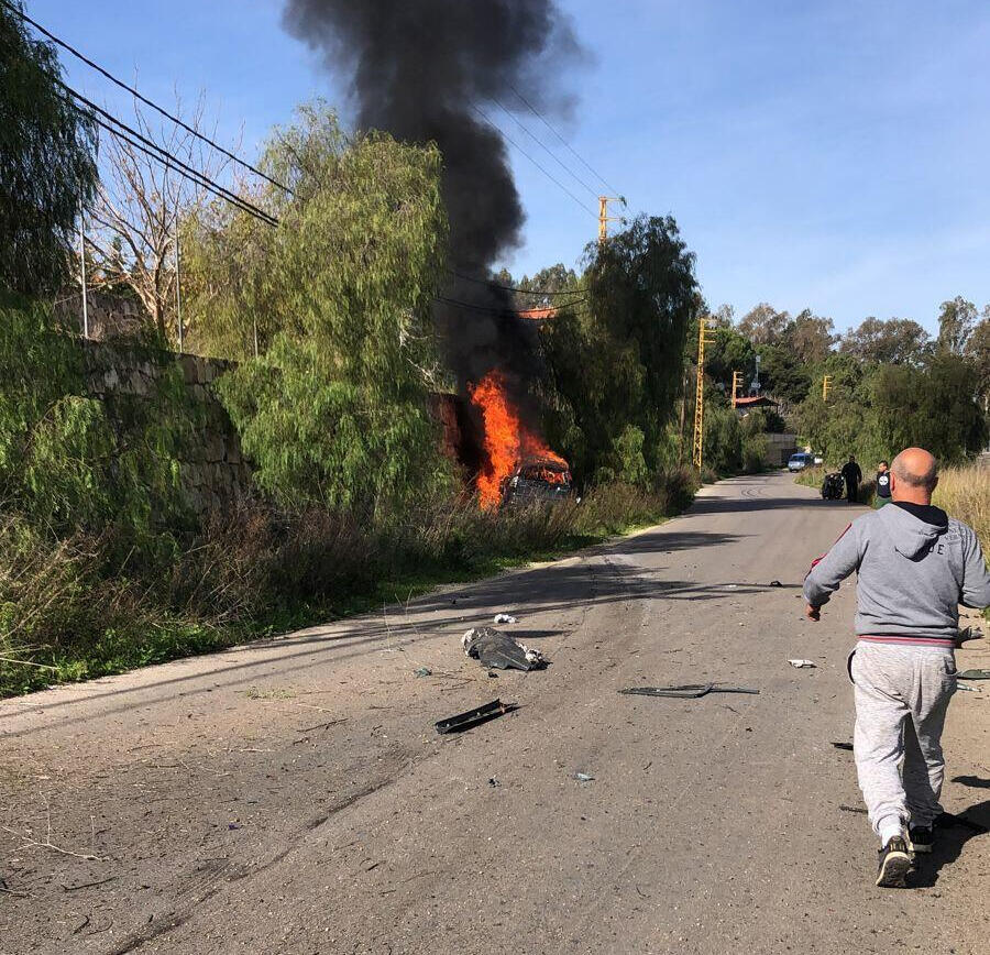 באל-אחבאר פורסם כי כטב"מ ישראלי תקף רכב בחרבת סלם בדרום לבנון