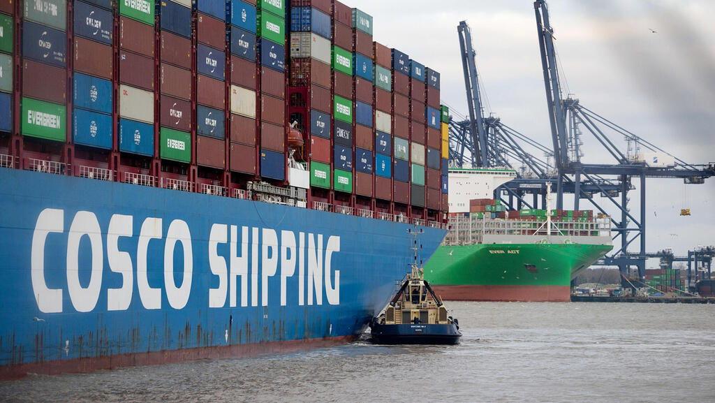 חשש לסחר עם סין: ענקית הספנות קוסקו מפסיקה לשוט לישראל