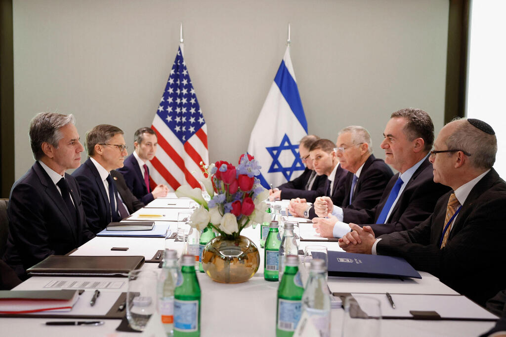 שר החוץ ישראל כץ בפגישה עם מזכיר המדינה האמריקאי אנתוני בלינקן 9.1.24