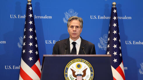 מזכיר המדינה האמריקאי אנתוני בלינקן, צילום: EPA/ABIR SULTAN