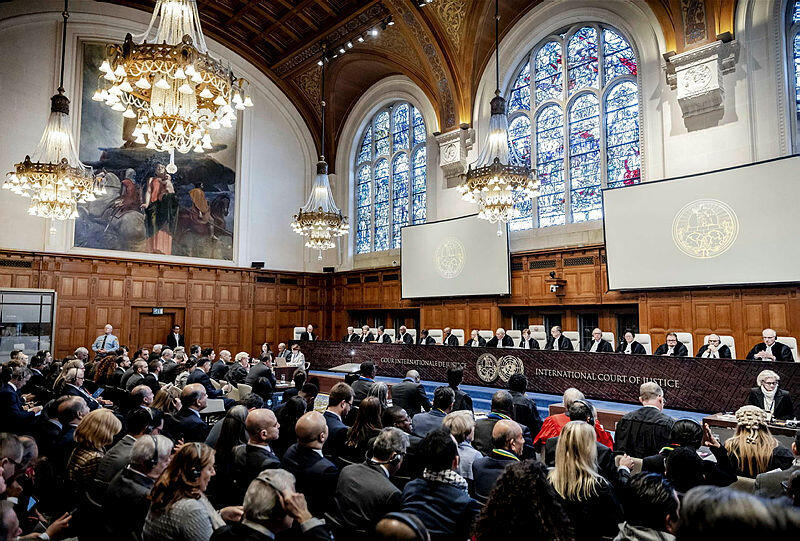 הדיון ב בית הדין הבינלאומי לצדק ב האג הולנד בתביעת דרום אפריקה 12.1.24 מלחמה בעזה