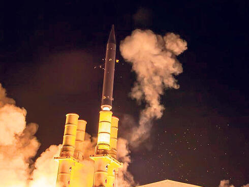 Arrow 3. (Photo: Information Division at the Ministry of Defense) ניסוי טיל חץ 3