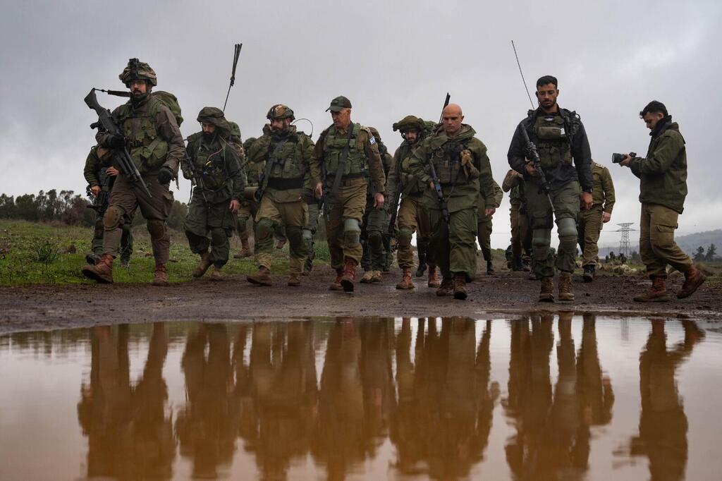 חיילים ב גבול לבנון תיעוד מתרגיל התקפה בלבנון של גדוד 228
