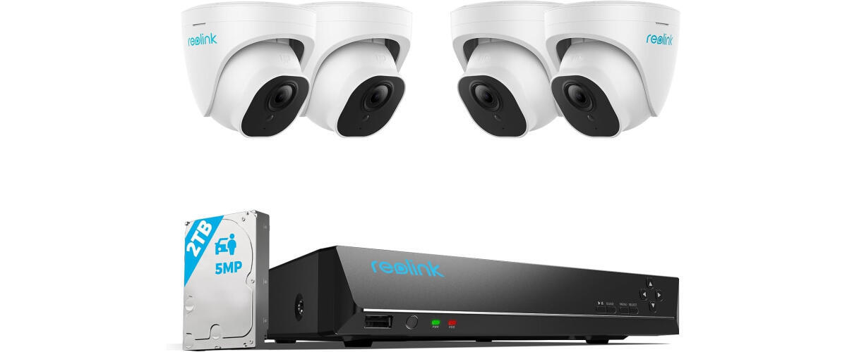 REOLINK 5MP 8CH Security Camera System RLK8-520D4-5MP