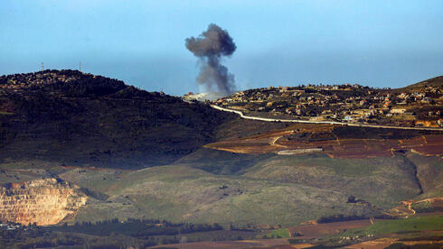 תקיפה ישראלית בדרום לבנון, צילום: Jalaa MAREY / AFP