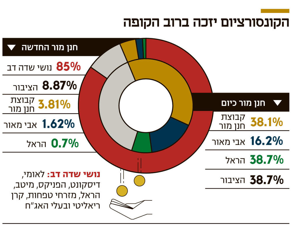 אינפו הקונסורציום יזכה ברוב הקופה 