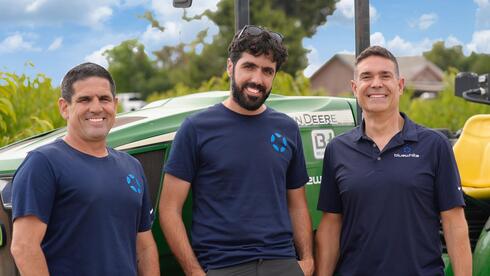 Bluewhite founders Ben Alfi, Yair Shahar, and Aviram Shmueli. 